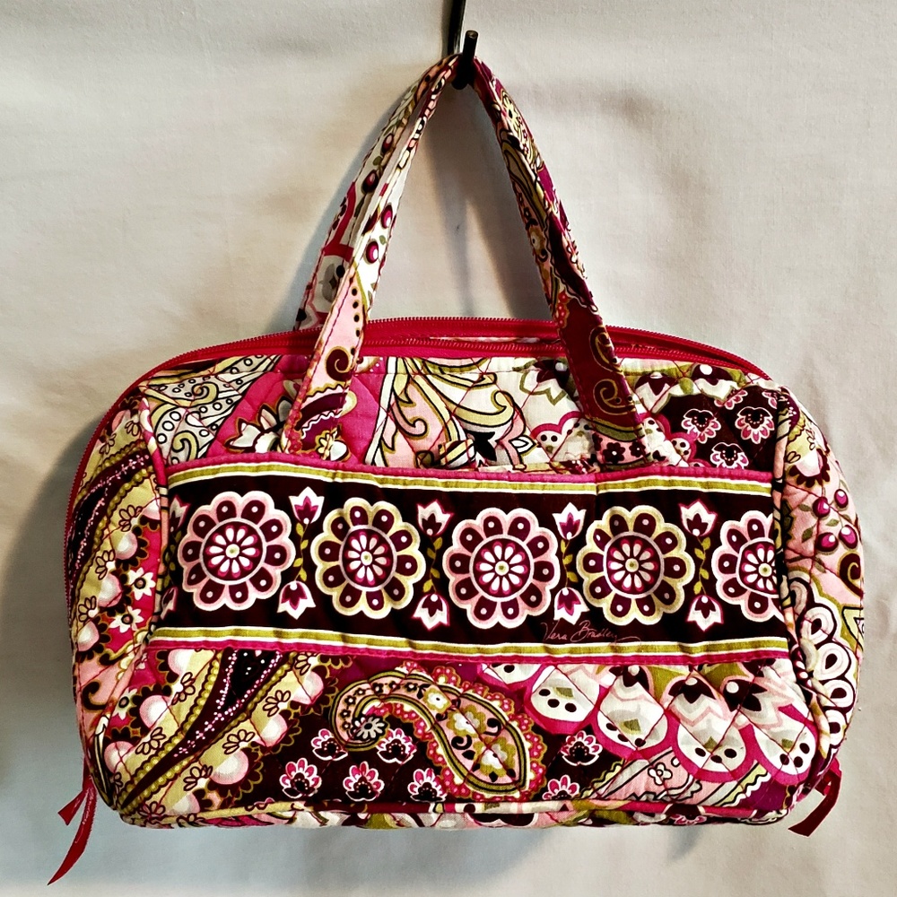 Vera Bradley Very Berry Paisley Lunch Bag Tote